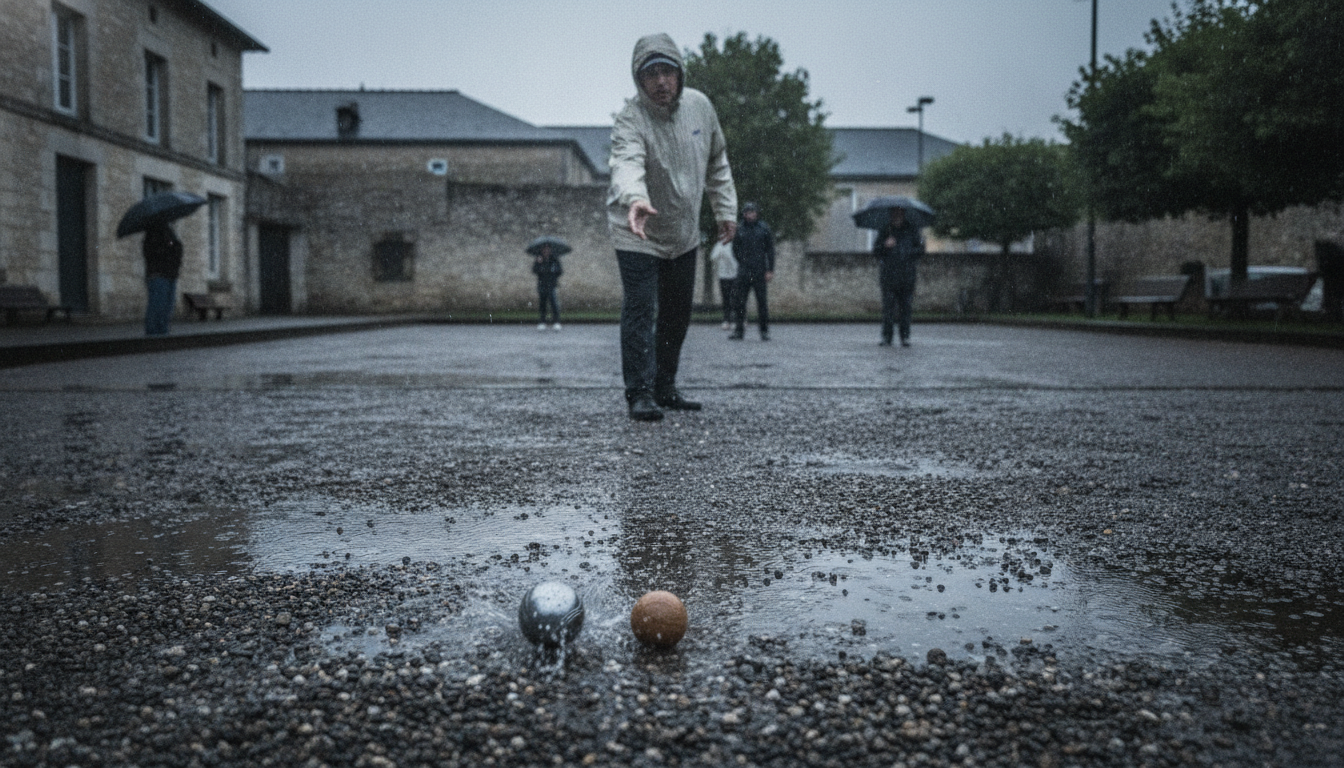 Playing Pétanque in Rain and Wet Weather: 6 Adjustments That Matter