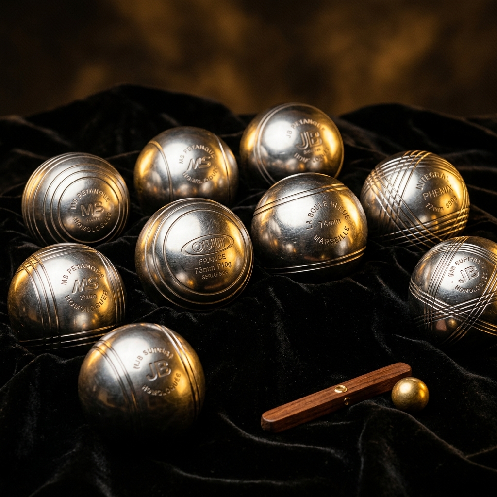Competition petanque boules