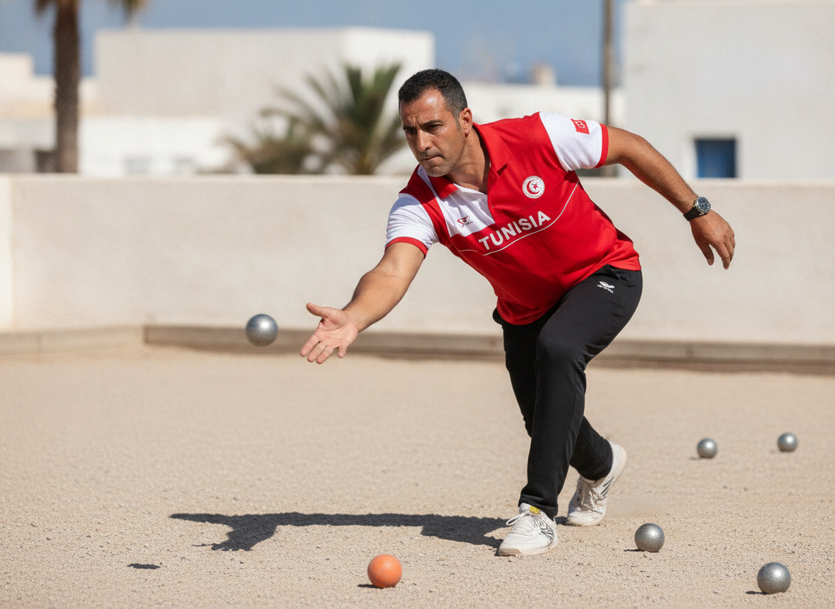 Khaled Bougriba - Tunisia's Veteran Precision Shooter | Petanque Player Profile