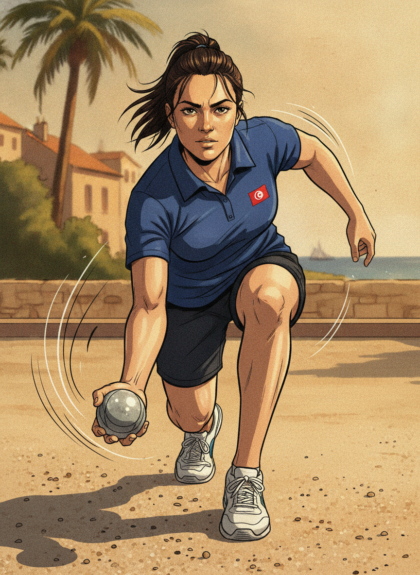 Mouna Béji - Tunisia's Most Decorated Pétanque Player | Petanque Player Profile