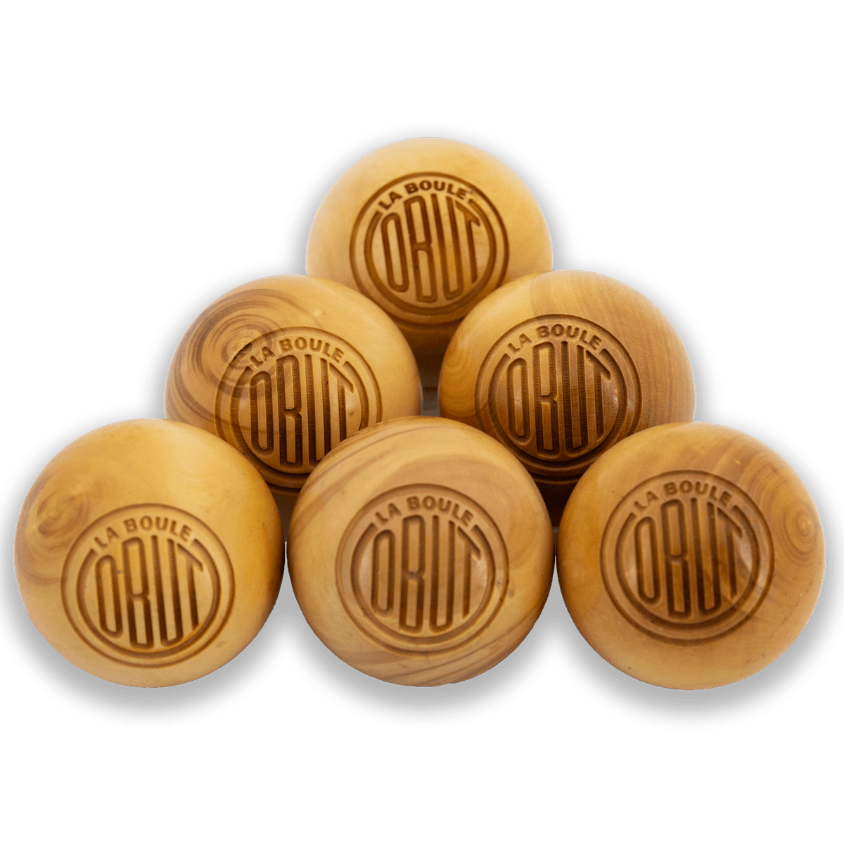 Obut Set of 6 Boxwood Jacks 30 mm
