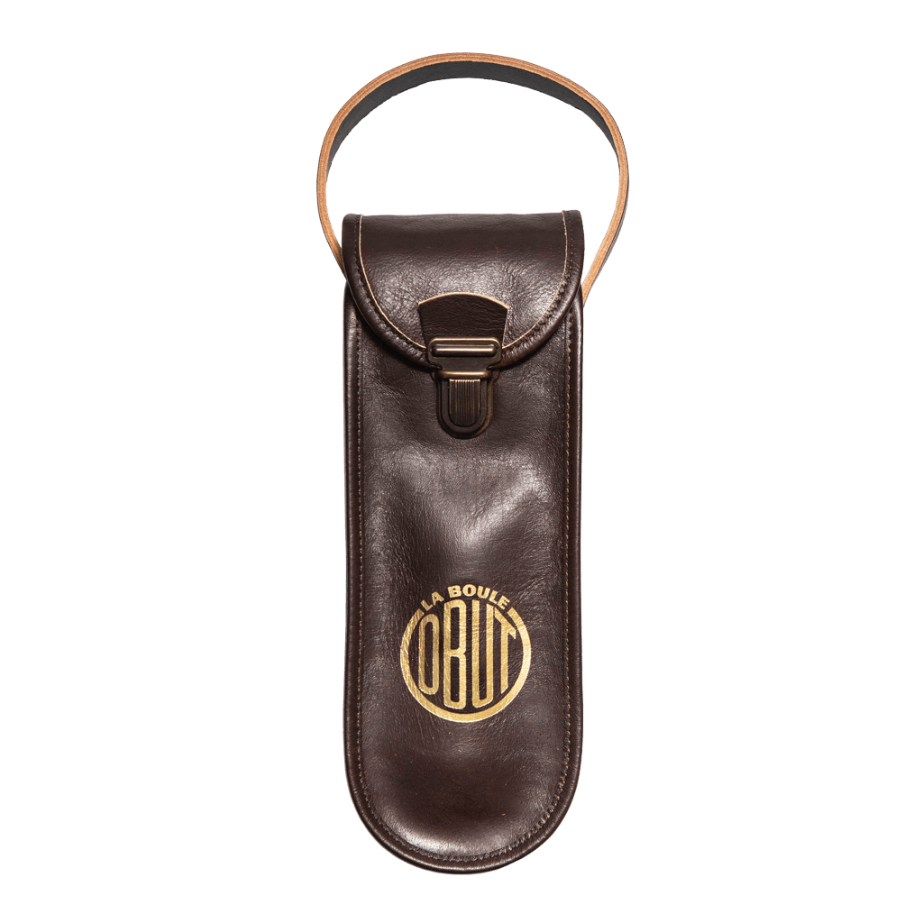 Obut Vintage Leather Pouch for 3 Boules