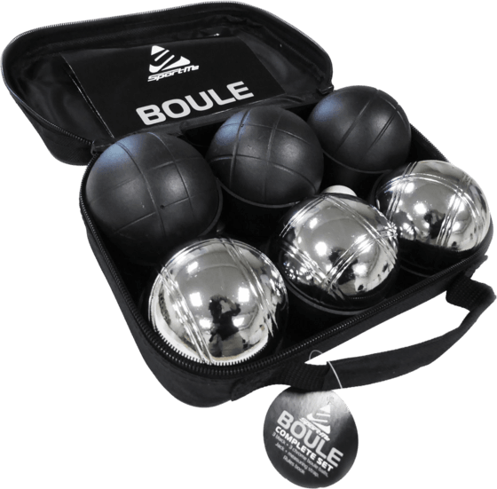SPORTME Boule Set with Bag (6 Balls)