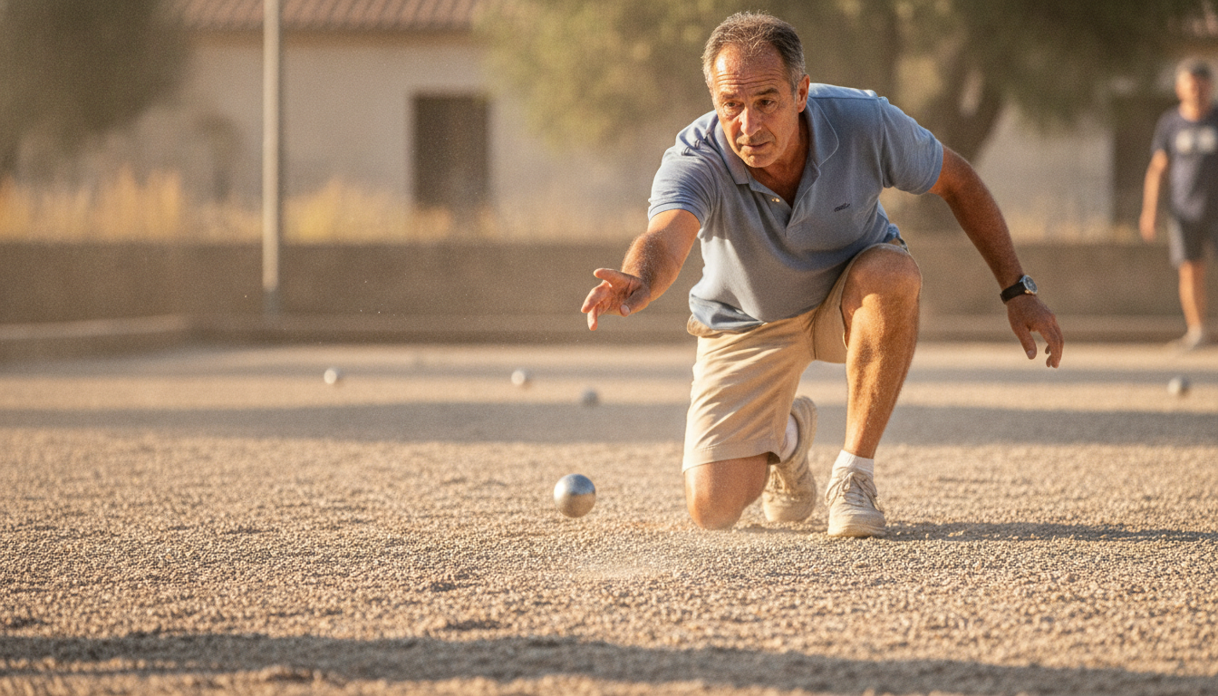 Pointing Techniques in Pétanque